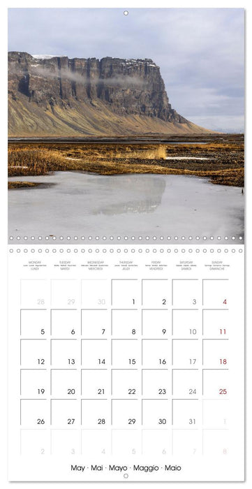 Iceland - A journey into a fantastic world (CALVENDO Monthly Calendar 2025)