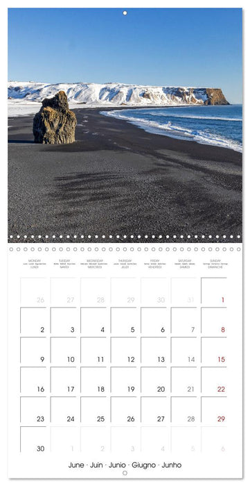 Iceland - A journey into a fantastic world (CALVENDO Monthly Calendar 2025)