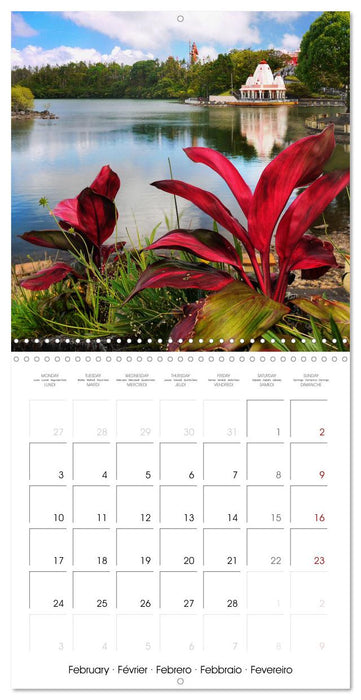 Mauritius, Tropical Paradise Indian Ocean (CALVENDO Monthly Calendar 2025)