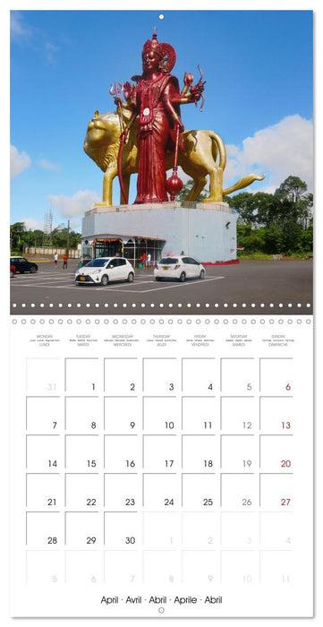 Mauritius, Tropical Paradise Indian Ocean (CALVENDO Monthly Calendar 2025)