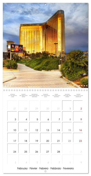 Las Vegas, Iconic City of Dreams (CALVENDO Monthly Calendar 2025)