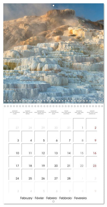 Yellowstone National Park (CALVENDO Monthly Calendar 2025)