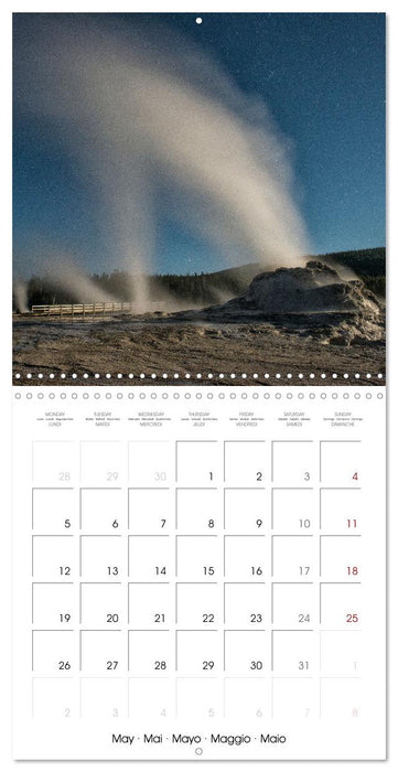 Yellowstone National Park (CALVENDO Monthly Calendar 2025)