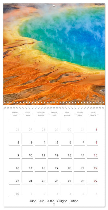 Yellowstone National Park (CALVENDO Monthly Calendar 2025)