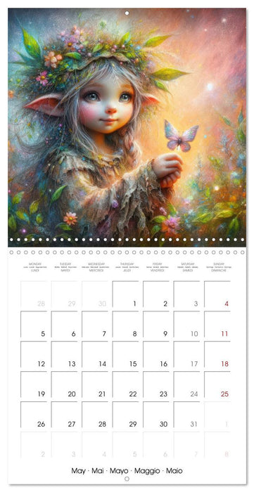 Gentle Gnome Portraits - Whimsical Magic (CALVENDO Monthly Calendar 2025)