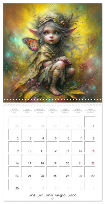 Gentle Gnome Portraits - Whimsical Magic (CALVENDO Monthly Calendar 2025)