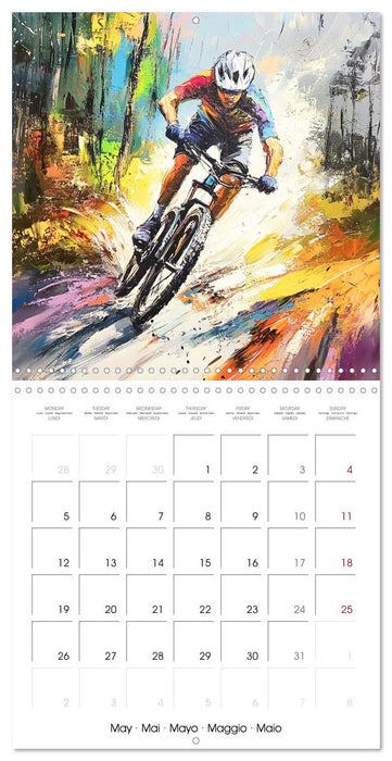 Canvas of Olympic Champions (CALVENDO Monthly Calendar 2025)