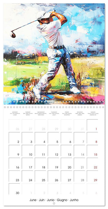 Canvas of Olympic Champions (CALVENDO Monthly Calendar 2025)