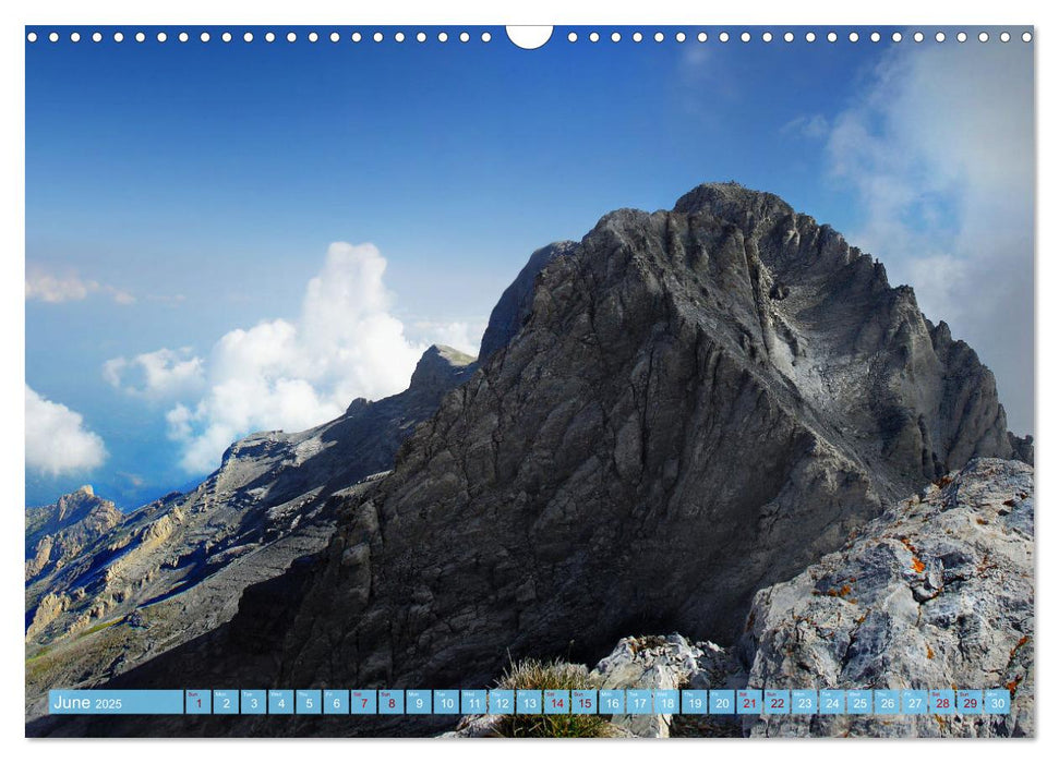 Mountains of The World (CALVENDO Monthly Calendar 2025)