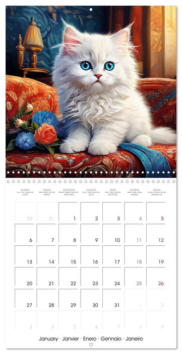 Kittens Hi Pet (CALVENDO Monthly Calendar 2025)