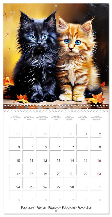 Kittens Hi Pet (CALVENDO Monthly Calendar 2025)