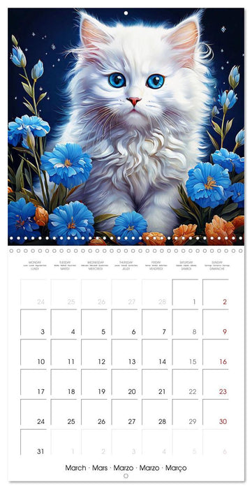 Kittens Hi Pet (CALVENDO Monthly Calendar 2025)