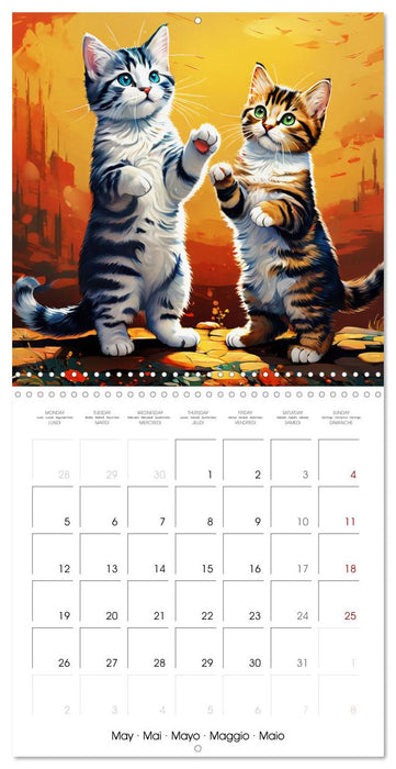 Kittens Hi Pet (CALVENDO Monthly Calendar 2025)