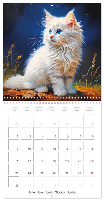 Kittens Hi Pet (CALVENDO Monthly Calendar 2025)