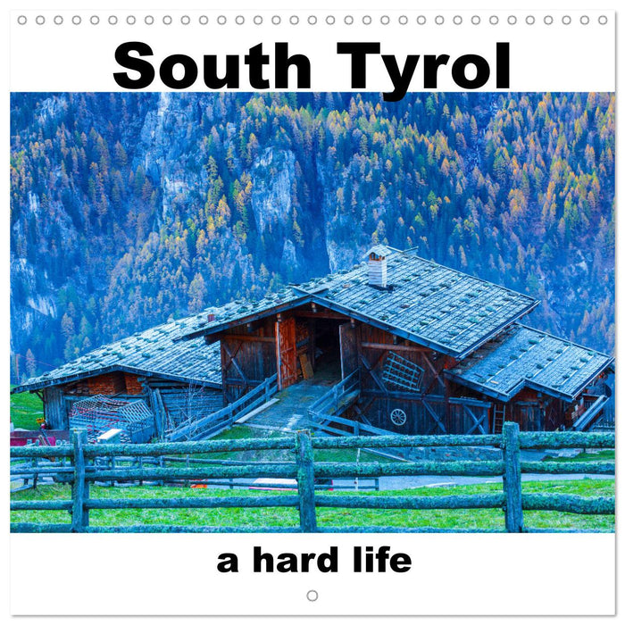 South Tyrol a hard life (CALVENDO Monthly Calendar 2025)