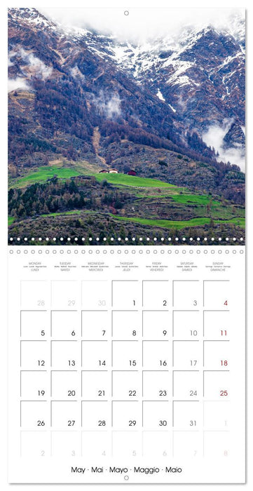 South Tyrol a hard life (CALVENDO Monthly Calendar 2025)