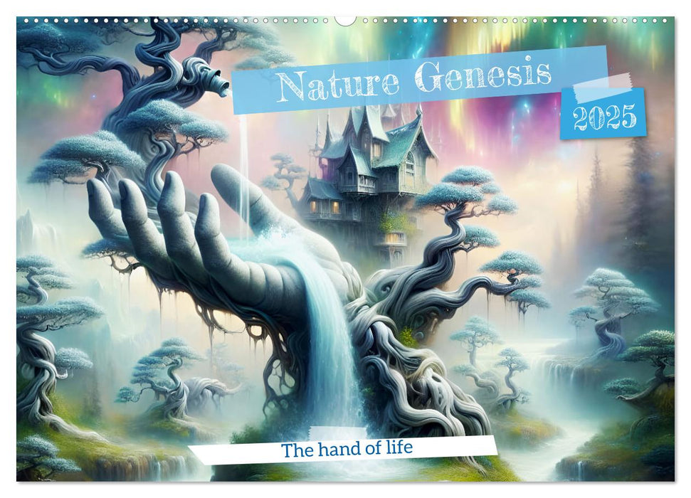 Nature Genesis - The hand of life (CALVENDO Monthly Calendar 2025)