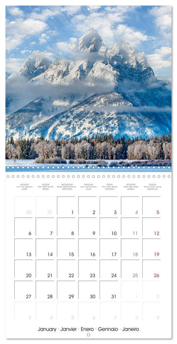 Teton National Park (CALVENDO Monthly Calendar 2025)