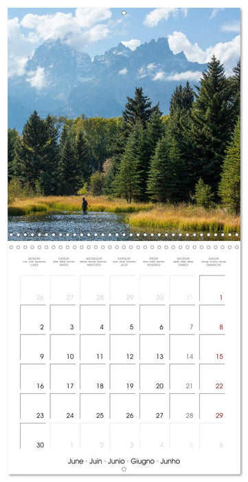 Teton National Park (CALVENDO Monthly Calendar 2025)