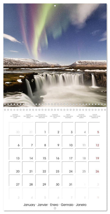 Northern Lights - The magic of Iceland (CALVENDO Monthly Calendar 2025)