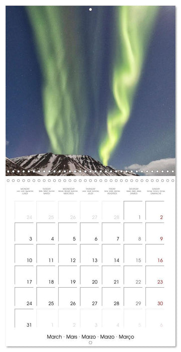 Northern Lights - The magic of Iceland (CALVENDO Monthly Calendar 2025)