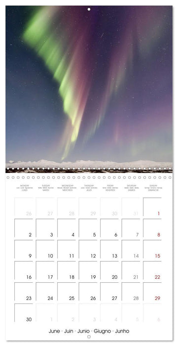 Northern Lights - The magic of Iceland (CALVENDO Monthly Calendar 2025)