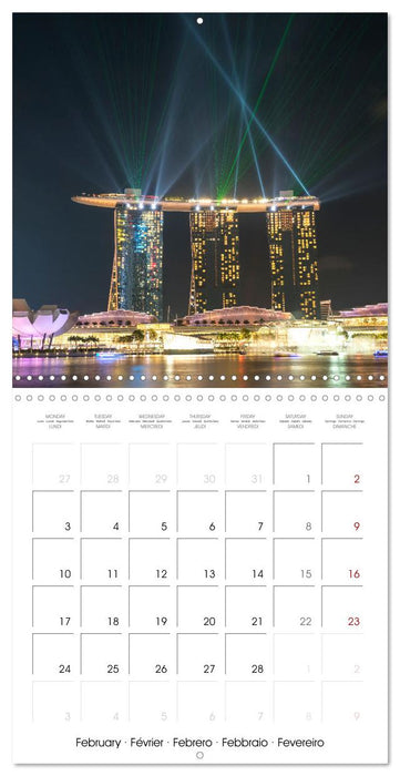 Asia - Singapore (CALVENDO Monthly Calendar 2025)