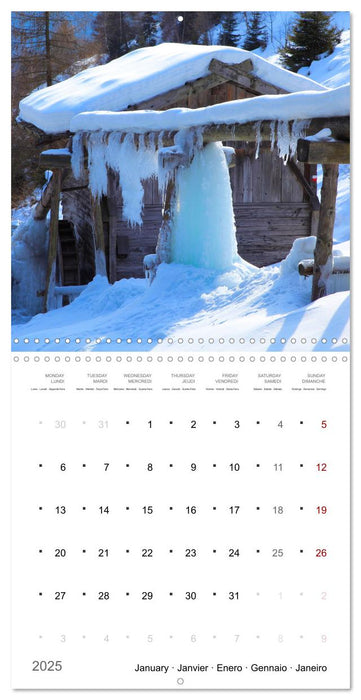 South Tyrol the last mills (CALVENDO Monthly Calendar 2025)