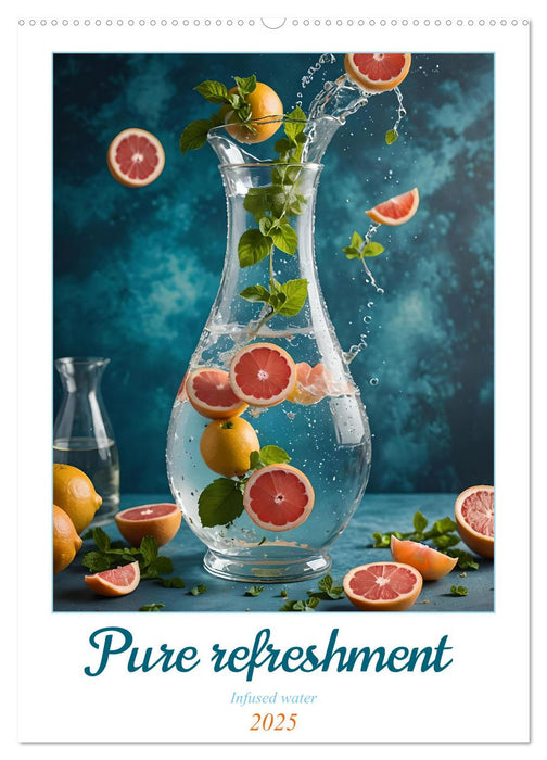 Pure refreshment - Infused water (CALVENDO Monthly Calendar 2025)