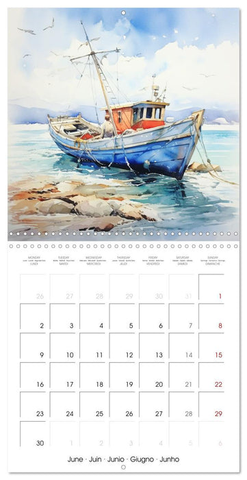 Watercolor Journeys (CALVENDO Monthly Calendar 2025)