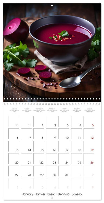 SEASONAL AI SOUPS (CALVENDO Monthly Calendar 2025)