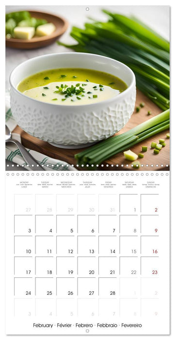 SEASONAL AI SOUPS (CALVENDO Monthly Calendar 2025)