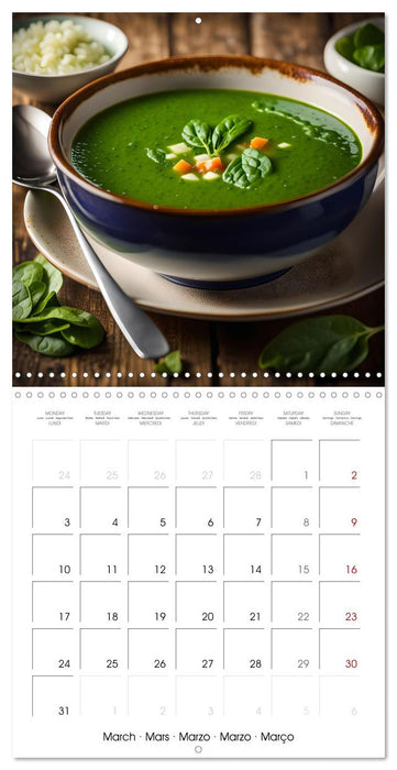 SEASONAL AI SOUPS (CALVENDO Monthly Calendar 2025)