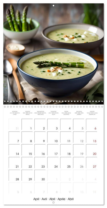 SEASONAL AI SOUPS (CALVENDO Monthly Calendar 2025)