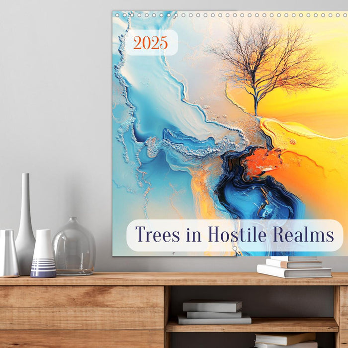 Trees in Hostile Realms (CALVENDO Monthly Calendar 2025)