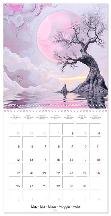 Trees in Hostile Realms (CALVENDO Monthly Calendar 2025)