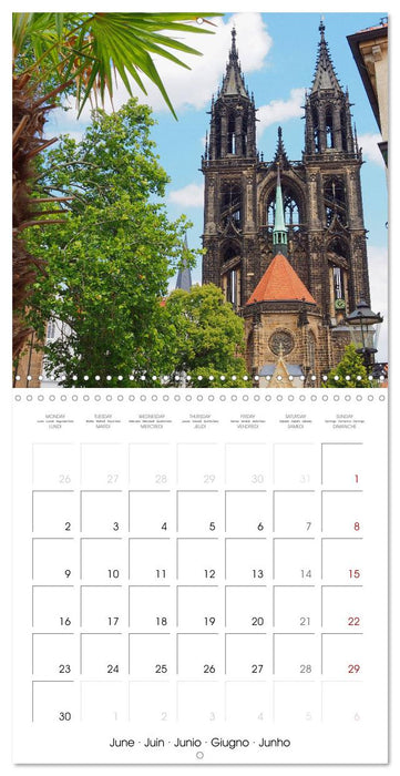 Saxony's rural idyll (CALVENDO Monthly Calendar 2025)