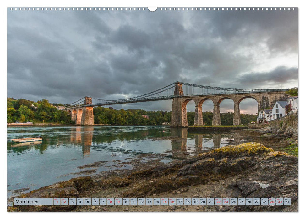 Beautiful Wales (CALVENDO Monthly Calendar 2025)