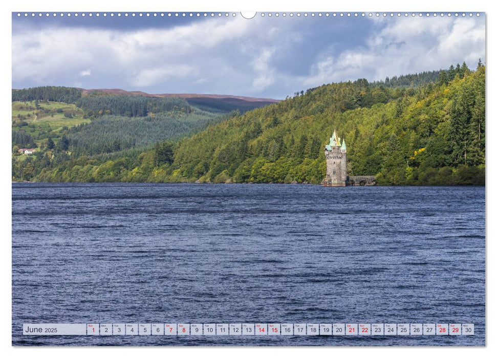 Beautiful Wales (CALVENDO Monthly Calendar 2025)