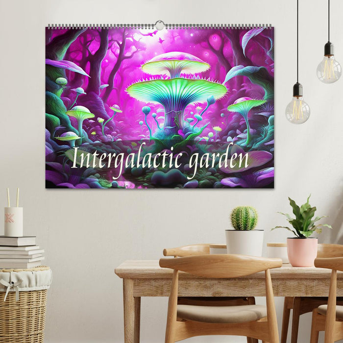 Intergalactic garden (CALVENDO Monthly Calendar 2025)