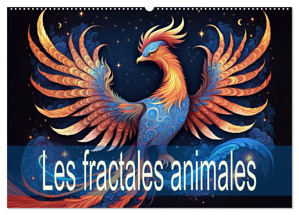 Les fractales animales (CALVENDO Calendrier mensuel 2025)