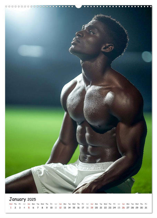 Football Fever - Sexy on the Pitch (CALVENDO Monthly Calendar 2025)