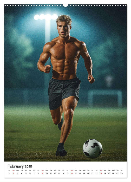 Football Fever - Sexy on the Pitch (CALVENDO Monthly Calendar 2025)