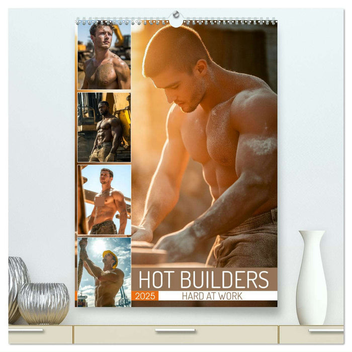 Hot Builders - Hard at Work (CALVENDO Premium-Calendar 2025)