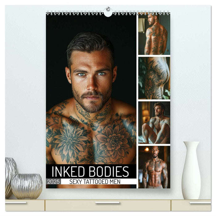 Inked Bodies - Sexy Tattooed Men (CALVENDO Premium-Calendar 2025)