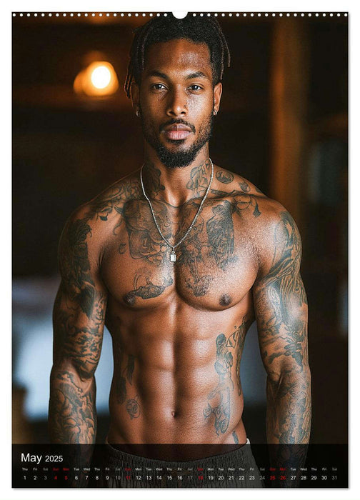 Inked Bodies - Sexy Tattooed Men (CALVENDO Premium-Calendar 2025)