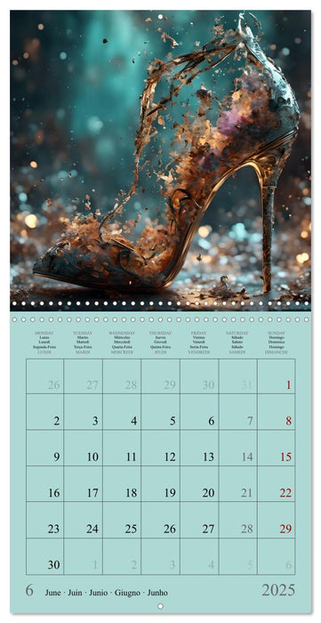 Enchanted by high heels - For shoe lovers (CALVENDO Monthly Calendar 2025)