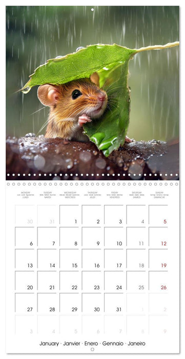 WILDLIFE IN THE ENCHANTED FOREST (CALVENDO Monthly Calendar 2025)