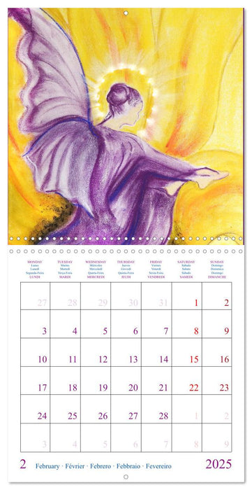 Colorful Fairies (CALVENDO Monthly Calendar 2025)