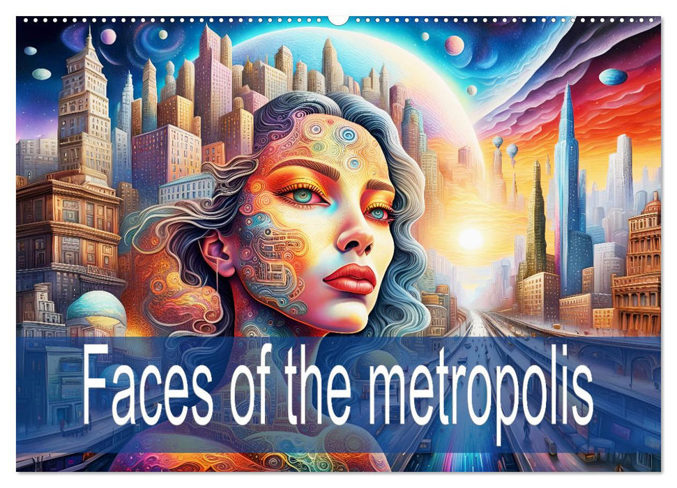 Faces of the metropolis (CALVENDO Monthly Calendar 2025)